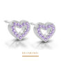 Brilliance Heart Hollow Violet 10 mm SFJ