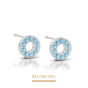 Brilliance Puck Hollow Aquamarine 8 mm SFJ