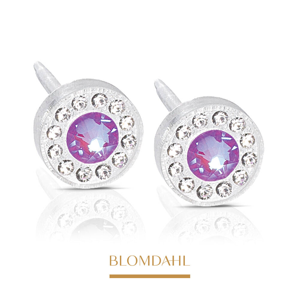 Brilliance Halo Crystal/ Shiny Violet 6 mm SFJ