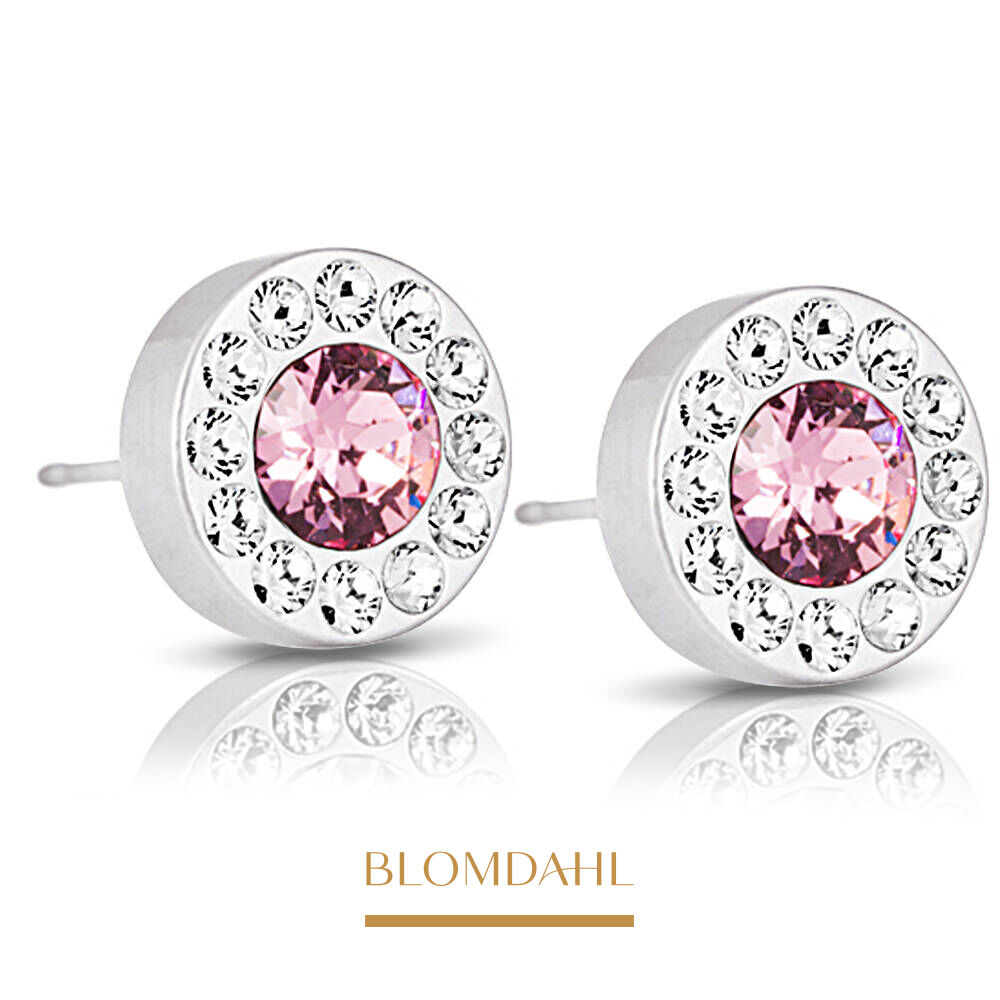 Brilliance Halo Crystal / Light Rose 8 mm SFJ